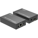 Digitus HDMI IP Extender Sæt, HDMI-udvidelse forlænger Sort