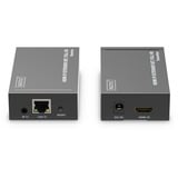 Digitus HDMI IP Extender Sæt, HDMI-udvidelse forlænger Sort