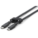 Digitus USB 3.2 Gen 1 silikone tilslutningskabel USB-C > USB-C Sort