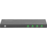Digitus Ultra Slim HDMI Splitter, 1x4, 4K / 60 Hz Sort