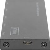 Digitus Ultra Slim HDMI Splitter, 1x4, 4K / 60 Hz Sort