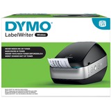 Dymo LabelWriter ™ Wireless, Etiketprinter Sølv/Sort, Direkte termisk, 600 x 300 dpi, Kabel & trådløs, Sort