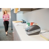 Dymo LabelWriter ™ Wireless, Etiketprinter Sølv/Sort, Direkte termisk, 600 x 300 dpi, Kabel & trådløs, Sort