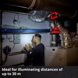 EINHELL Power X-Change Akku-lampe TC-CL 18/350 Li - Solo, 18 Volt, LED lys 