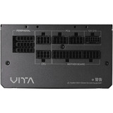 Fortron VITA GM 850W enhed til strømforsyning 20+4 pin ATX ATX Sort, PC strømforsyning Sort, 850 W, 100 - 240 V, 50/60 Hz, 11-5.5 A, Aktiv, 100 W