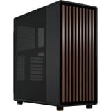 Fractal Design North Charcoal Black, Towerkabinet Sort/træ