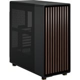 Fractal Design North Charcoal Black, Towerkabinet Sort/træ