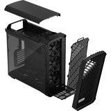 Fractal Design Torrent Tower Sort, Towerkabinet Sort, Tower, PC, Sort, ATX, EATX, ITX, micro ATX, SSI CEB, Hærdet glas, Spil