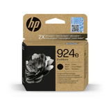 HP Original 924e EvoMore-blækpatron, sort sort, Højt (XL) udbytte, Sort, 1 stk, 1000 Sider, Enkelt pakke