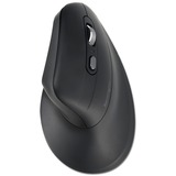 Kensington Pro Fit Ergo MY630 EQ genopladelig mus Sort, Højre hånd, Vertikal design, RF Wireless + Bluetooth + USB Type-A, 2400 dpi, Sort