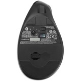Kensington Pro Fit Ergo MY630 EQ genopladelig mus Sort, Højre hånd, Vertikal design, RF Wireless + Bluetooth + USB Type-A, 2400 dpi, Sort