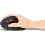 Kensington Pro Fit Ergo MY630 EQ genopladelig mus Sort, Højre hånd, Vertikal design, RF Wireless + Bluetooth + USB Type-A, 2400 dpi, Sort