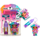 MGA Entertainment Yummiland Mystery Lip Gloss Doll - Carly Cakepop, Dukke Minidukke, Hunstik, 4 År, Dreng/Pige, Flerfarvet