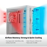 Montech HP140 ARGB PWM 140x140x25, Sag fan Hvid