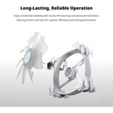 Montech HP140 ARGB PWM 140x140x25, Sag fan Hvid