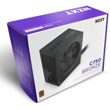 NZXT C750 Bronze, PC strømforsyning Sort