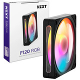 NZXT F120 RGB, Sag fan Sort