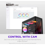 NZXT F120 RGB, Sag fan Sort