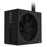 NZXT PC strømforsyning Sort