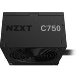 NZXT PC strømforsyning Sort