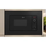 Neff HLAWG26S3 mikrobølgeovn Sort Solo mikroovn Indbygget 20 L 800 W Indbygget, Solo mikroovn, 20 L, 800 W, Indbygget skærm, LED