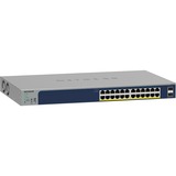 Netgear GS724TP Administreret L2/L3/L4 Gigabit Ethernet (10/100/1000) Strøm over Ethernet (PoE) Blå, Switch Blå, Administreret, L2/L3/L4, Gigabit Ethernet (10/100/1000), Fuld duplex, Strøm over Ethernet (PoE), Stativ-montering