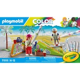 PLAYMOBIL Color Skatepark, Bygge legetøj 