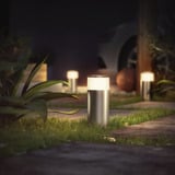 Philips Hue White & Color Ambiance Calla fodlampe, LED lys Sølv