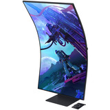 SAMSUNG S55CG970NU, Gaming Skærm Sort