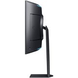 SAMSUNG S55CG970NU, Gaming Skærm Sort