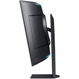 SAMSUNG S55CG970NU, Gaming Skærm Sort