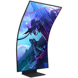 SAMSUNG S55CG970NU, Gaming Skærm Sort