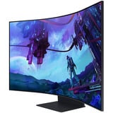 Samsung G97NC computerskærm 139,7 cm (55") 3840 x 2160 pixel 4K Ultra HD LED Sort, Gaming Skærm Sort, 139,7 cm (55"), 3840 x 2160 pixel, 4K Ultra HD, LED, 1 ms, Sort