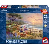 Schmidt Spiele Thomas Kinkade Studios: Disney - Donald og Daisy En andedag eftermiddag, Puslespil 