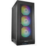 Sharkoon REBEL C20 ITX RGB, Towerkabinet Sort