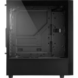 Sharkoon RGB Slider Midi Tower Sort, Towerkabinet Sort, Midi Tower, PC, Sort, ATX, micro ATX, Mini-ITX, Spil, 15,7 cm