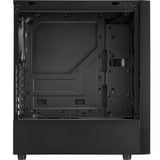 Sharkoon RGB Slider Midi Tower Sort, Towerkabinet Sort, Midi Tower, PC, Sort, ATX, micro ATX, Mini-ITX, Spil, 15,7 cm