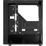 Sharkoon RGB Slider Midi Tower Sort, Towerkabinet Sort, Midi Tower, PC, Sort, ATX, micro ATX, Mini-ITX, Spil, 15,7 cm