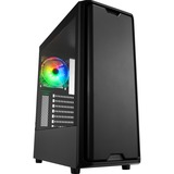 Sharkoon SK3 RGB Midi Tower Sort, Towerkabinet Sort, Midi Tower, PC, Sort, ATX, micro ATX, Mini-ITX, Flere, Kabinet faner