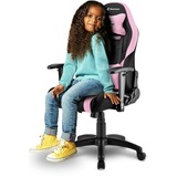 Sharkoon Skiller SGS2 Jr. Universal gamingstol Polstret sæde Sort, Lyserød, Spil pladser Sort/Rosa, Universal gamingstol, 65 kg, Polstret sæde, Polstret ryglæn, Universel, 160 cm