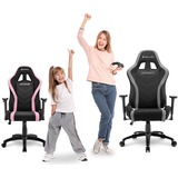 Sharkoon Skiller SGS2 Jr. Universal gamingstol Polstret sæde Sort, Lyserød, Spil pladser Sort/Rosa, Universal gamingstol, 65 kg, Polstret sæde, Polstret ryglæn, Universel, 160 cm