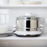 Tefal VC1451 dampkoger 2 kurv(e) Fritstående 900 W Hvid, Rustfrit stål, Mad steamer rustfrit stål/Hvid, 2 kurv(e), Hvid, Rustfrit stål, Fritstående, Dreje, Front, Rustfrit stål
