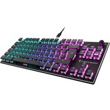 Turtle Beach Vulcan TKL tastatur Spil USB QWERTZ Tysk Sort, Gaming-tastatur Sort, DE-layout, Roccat Titan Speed, Ledningsført, USB, Mekanisk, QWERTZ, RGB LED, Sort
