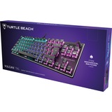 Turtle Beach Vulcan TKL tastatur Spil USB QWERTZ Tysk Sort, Gaming-tastatur Sort, DE-layout, Roccat Titan Speed, Ledningsført, USB, Mekanisk, QWERTZ, RGB LED, Sort