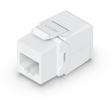 Ubiquiti Cat.6 Keystone-modul, pakke med 12, Keystone modul Hvid