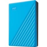 WD My Passport 6TB, Harddisk Azur blå