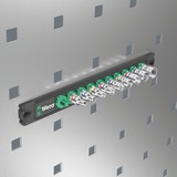 Wera Møtrik-magnetliste A Imperial 1 Sæt med topnøgleindsatser 1/4", tommer Sort/Grøn