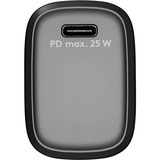 goobay USB-C PD GaN hurtigoplader 25 watt Sort