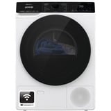 gorenje DPNA83W tørretumbler Fritstående Front-læsning 8 kg Sort, Hvid, Varmepumpe kondens tørretumbler Hvid/Sort, Fritstående, Front-læsning, Varmepumpe, Sort, Hvid, Dreje, Berøring, Sort