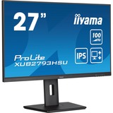 iiyama XUB2793HSU-B7, LED-skærm Sort (mat)